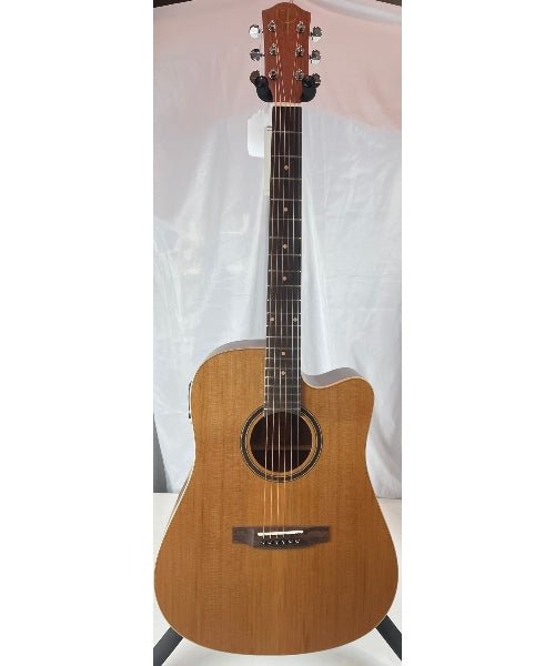 Teton STS105CENT Acoustic Electric Guitar Cutaway With Teton Blackboard Electronics - Solid Cedar Top - El Cajon Guitars and Music