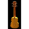 Teton TS130SMG soprano ukulele, spalted maple back and neck, rear view