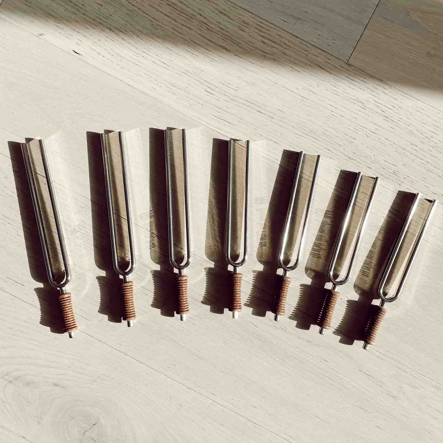 7 Chakra Healing Tuning Fork Set