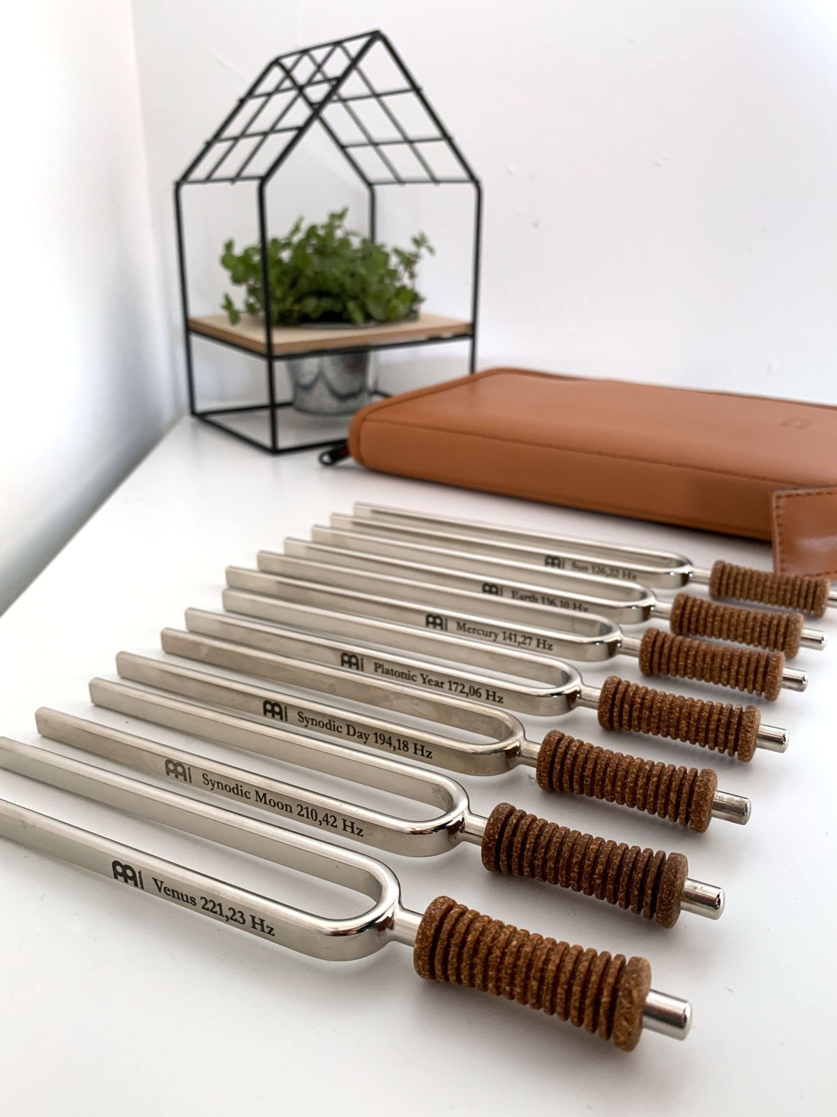 7 Chakra Healing Tuning Fork Set with Travel Case