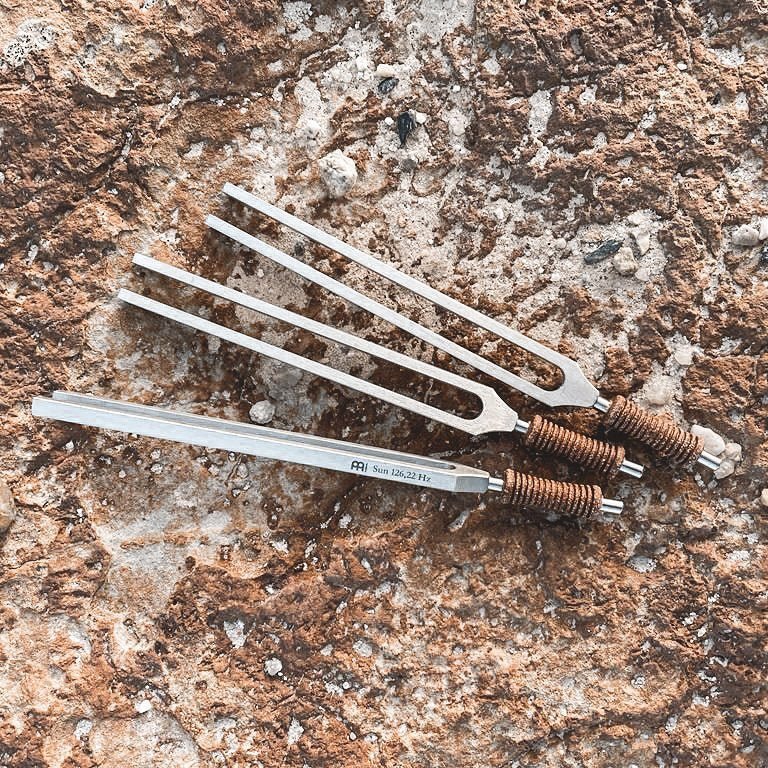 Pro 16 Vibrational Therapy Steel Tuning Fork Set - Weighted