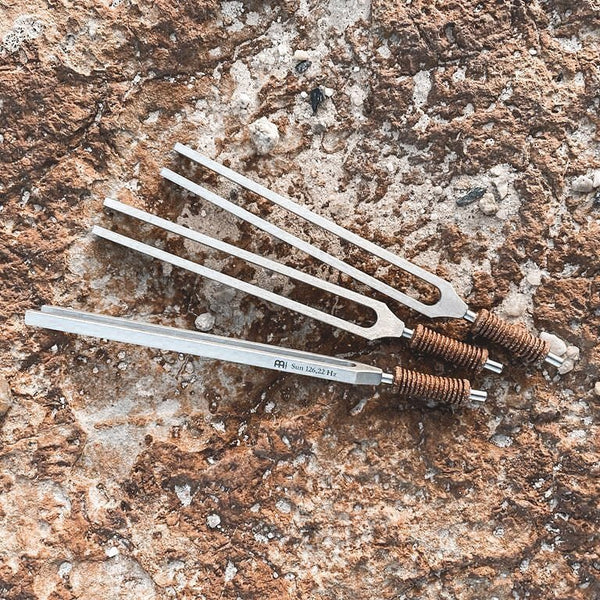 Pro 16 Vibrational Therapy Steel Tuning Fork Set - Weighted