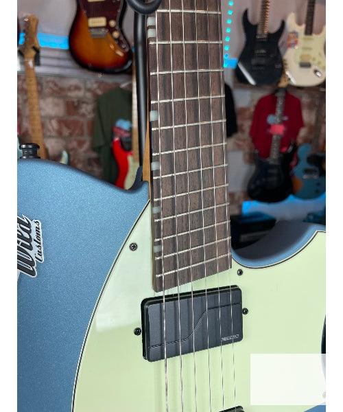 Wild Customs Headless 6s Electric Blue - El Cajon Guitars and Music